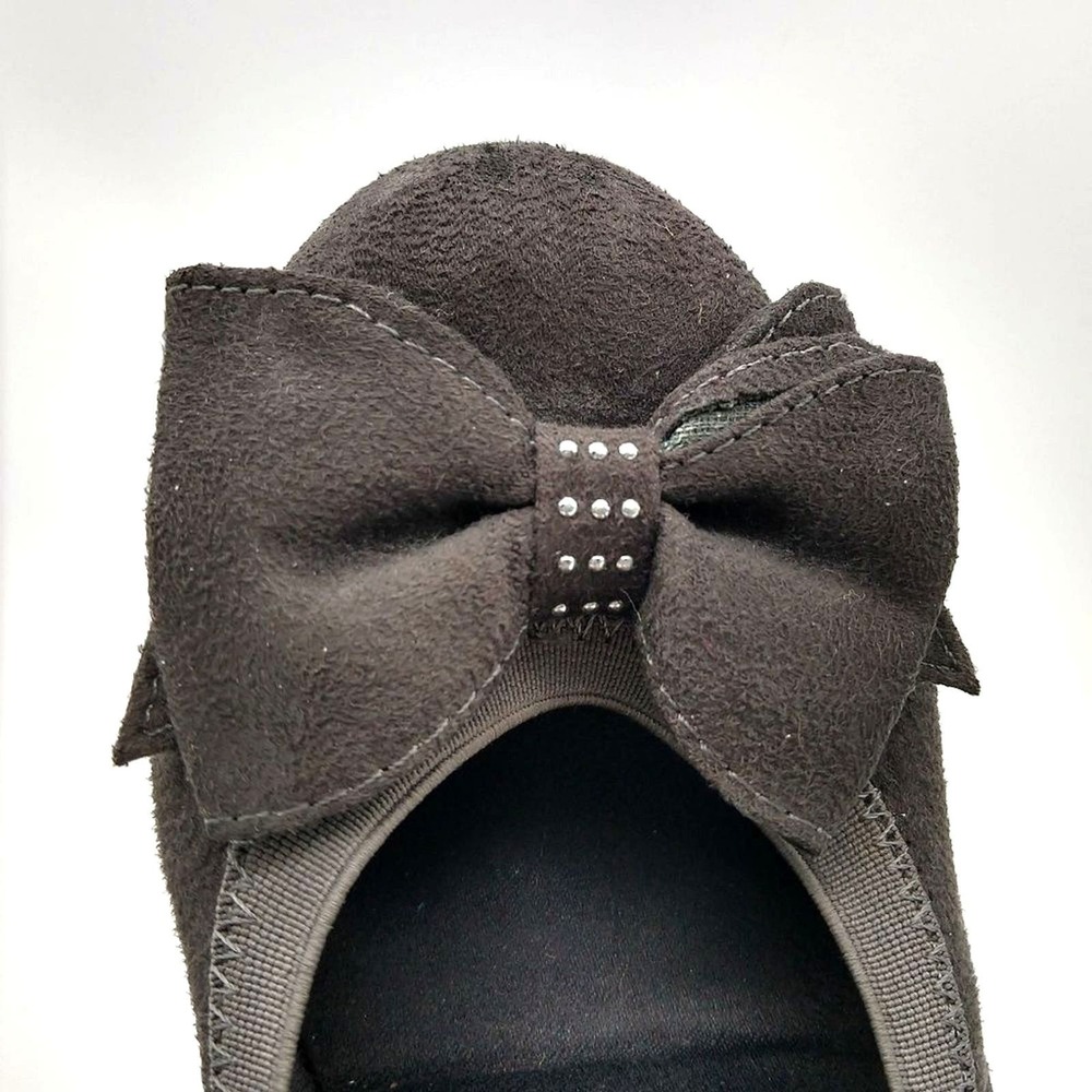 MICHAEL Michael Kors Gray Flats with Bow Women's 6micMichael Kors - Picture 2 of 8